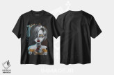 تیشرت مشکی طرح دار – تیشرت هنری مفهومی ,یاد مرگ اثر لیزی فالکون immage.ir