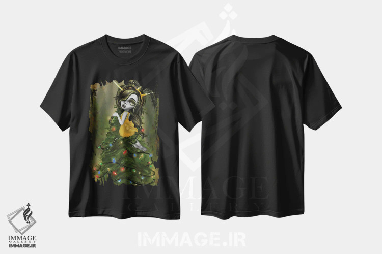 تیشرت مشکی طرح دار – تیشرت فصلی ,اعتدال بهاری اثر لیزی فالکون immage.ir