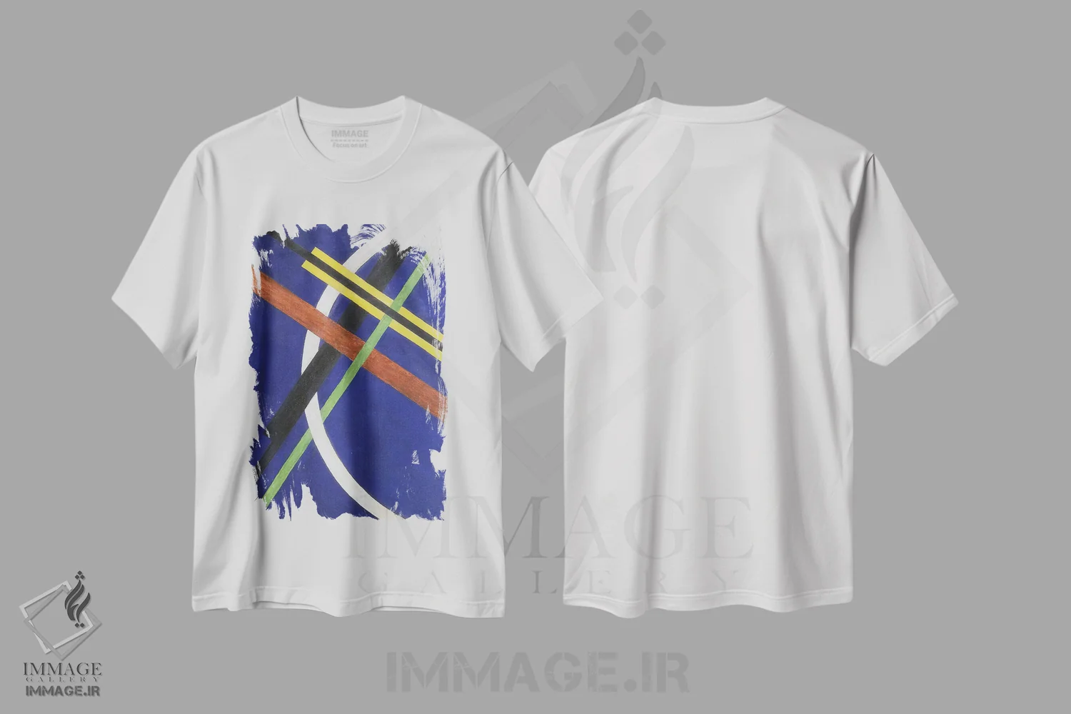 تیشرت سفید طرح دار – تیشرت انتزاعی ,معماری اثر لازلو موهولی-ناگی immage.ir
