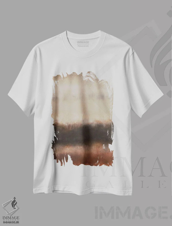 تیشرت سفید طرح دار – تیشرت هنری ,ذهن های فراموش شده اثر لوکاش اولک فروشگاه ایماژ