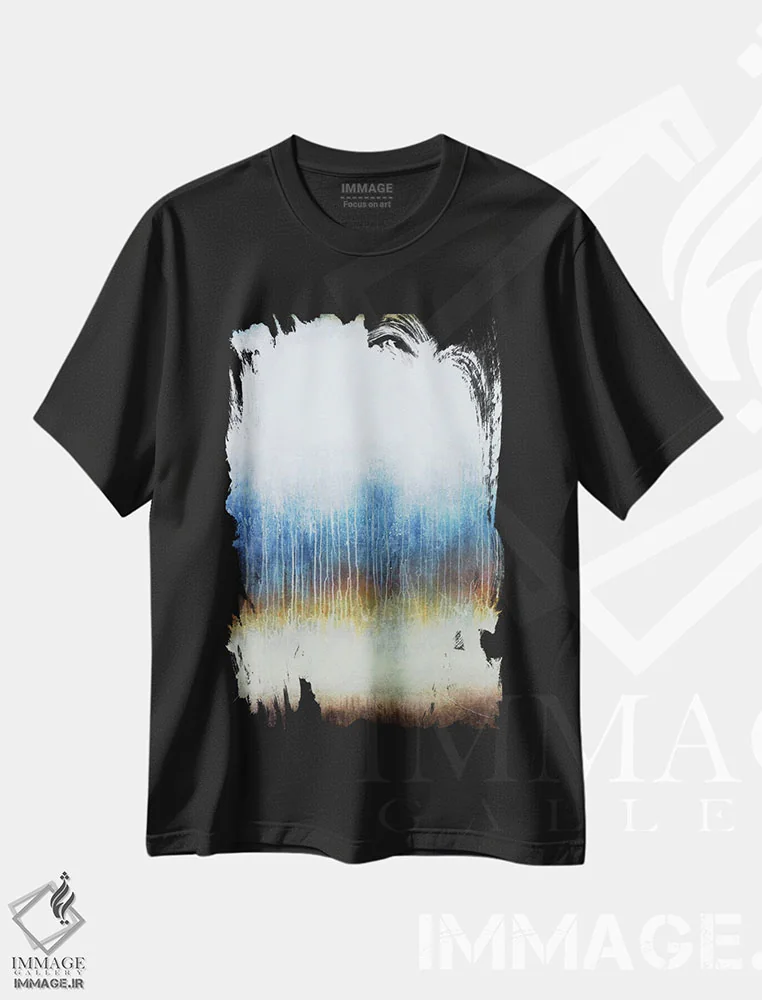 تیشرت مشکی طرح دار – تیشرت فانتزی ,یکی از آن روزها اثر لوکاش اولک immage.ir