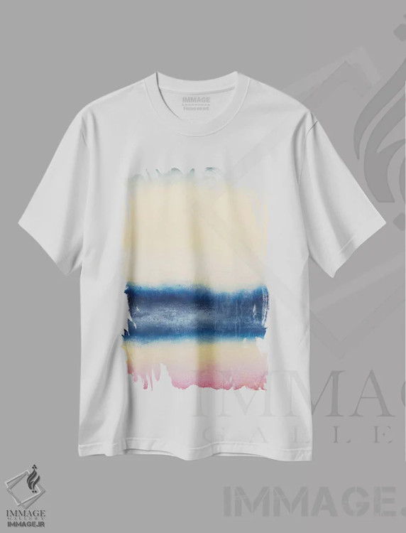 تیشرت سفید طرح دار – تیشرت طبیعت ,از دل آسمان اثر لوکاش اولک immage.ir