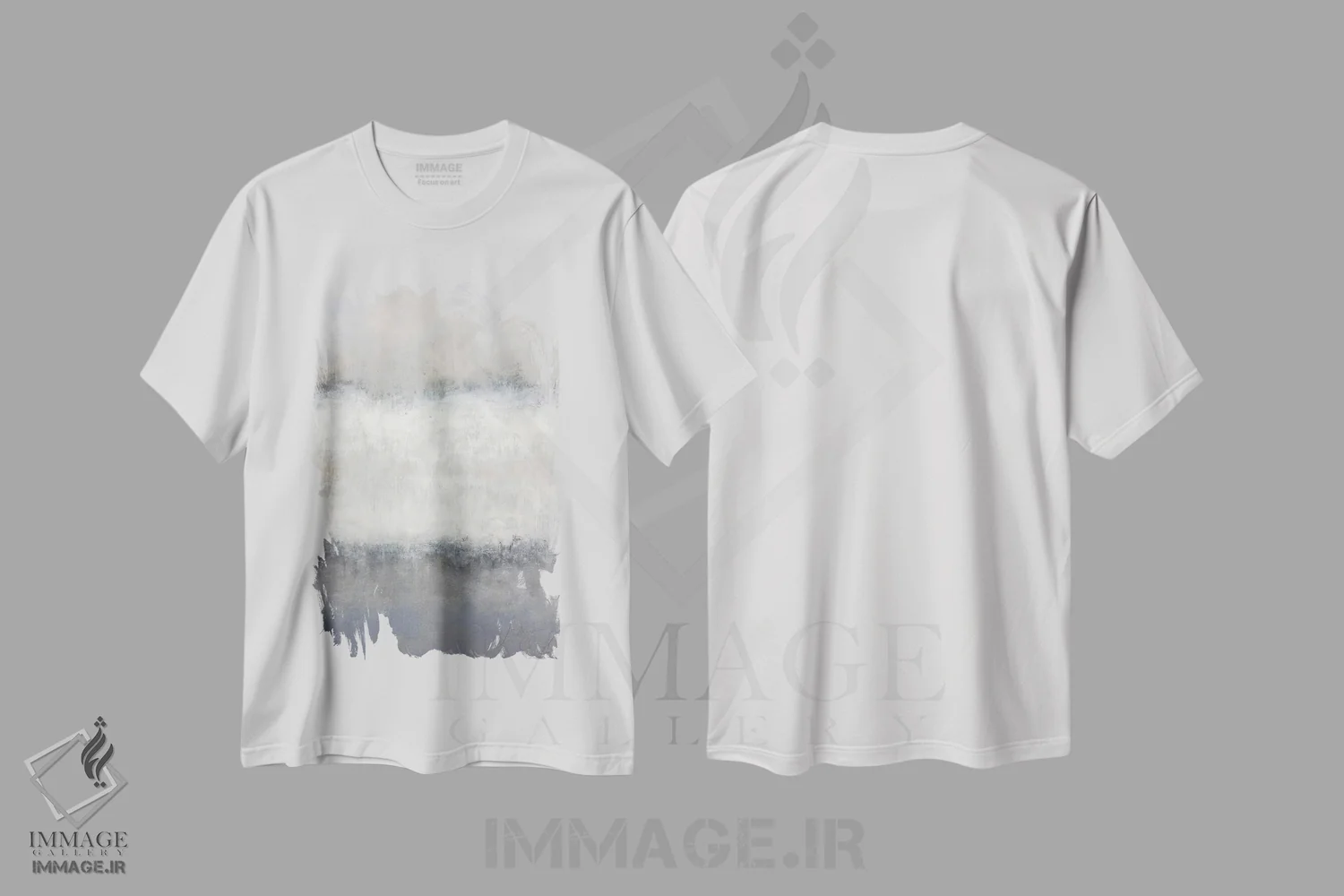 تیشرت سفید طرح دار – تیشرت مینیمال ,ستاره قطبی اثر لوکاش اولک فروشگاه ایماژ