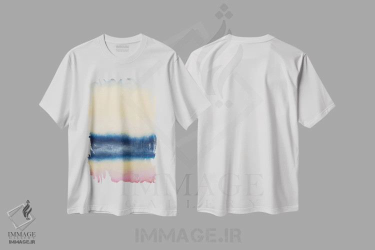 تیشرت سفید طرح دار – تیشرت طبیعت ,از دل آسمان اثر لوکاش اولک immage.ir