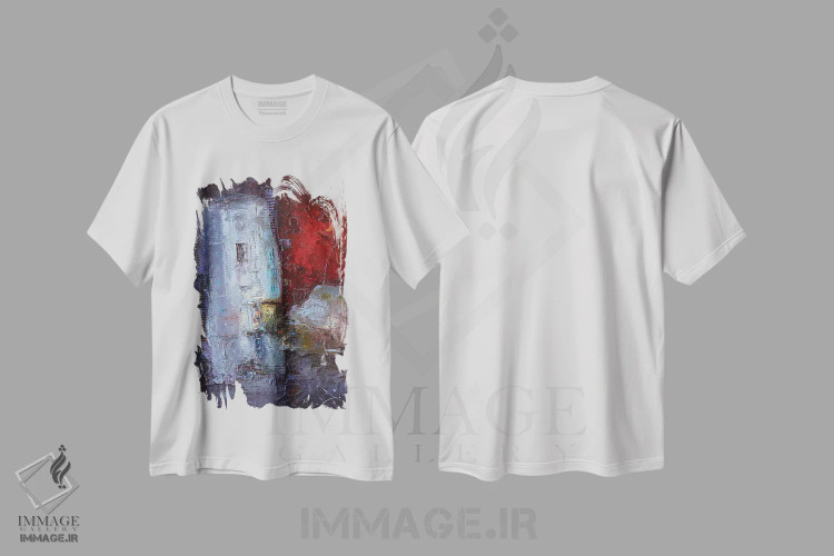 تیشرت سفید طرح دار – تیشرت هنری ,داستان های نیمه شب اثر استانیسلاو لازاروف immage.ir