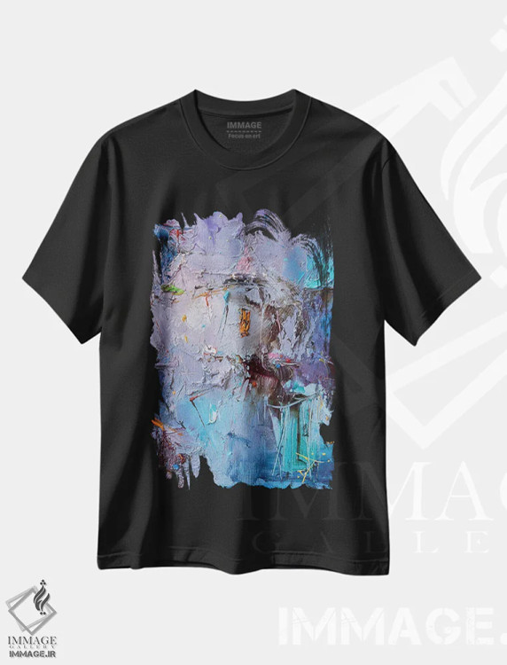 تیشرت مشکی طرح دار – تیشرت فانتزی ,یک نمایشگاه کوچک اثر استانیسلاو لازاروف فروشگاه ایماژ
