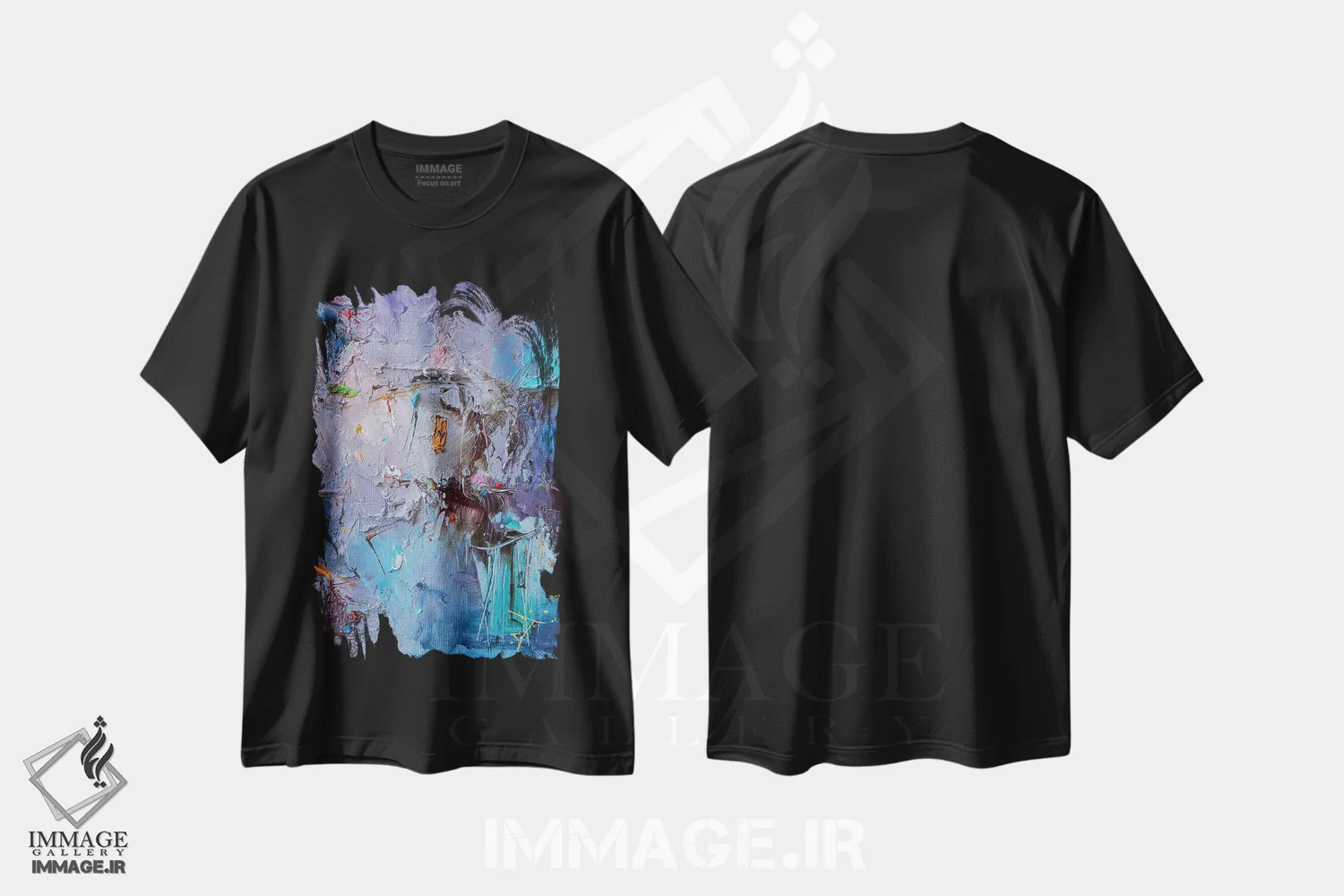 تیشرت مشکی طرح دار – تیشرت فانتزی ,یک نمایشگاه کوچک اثر استانیسلاو لازاروف فروشگاه ایماژ