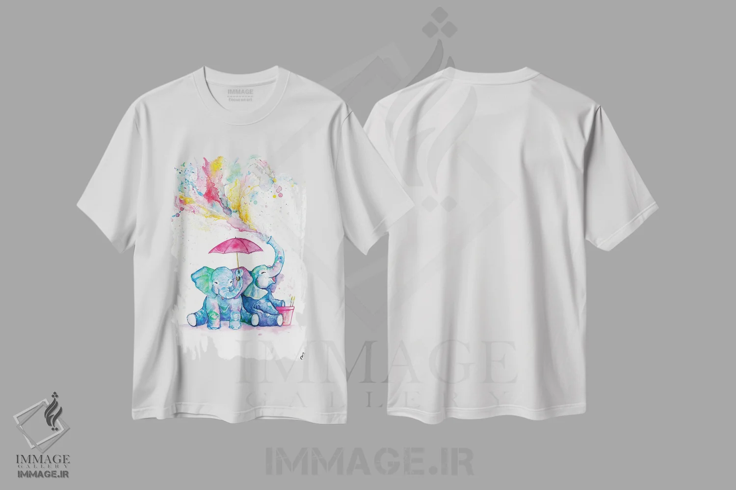 تیشرت سفید طرح دار – تیشرت طبیعت ,دوتایی دردسر اثر مارک آلانته immage.ir