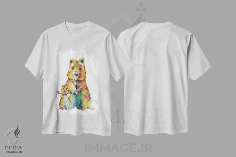 تیشرت سفید طرح دار – تیشرت فانتزی ,کوئوکاهای دیوانه اثر مارک آلانته immage.ir