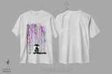 تیشرت سفید طرح دار – تیشرت هنری ,خانه اثر مارک آلانته immage.ir