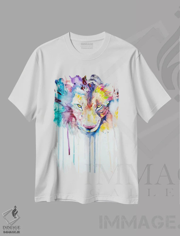 تیشرت سفید طرح دار – تیشرت حیوانات ,سفئوس اثر مارک آلانته immage.ir