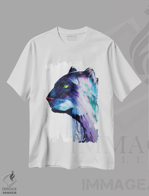 تیشرت سفید طرح دار – تیشرت هنری ,اورفئوس اثر مارک آلانته immage.ir