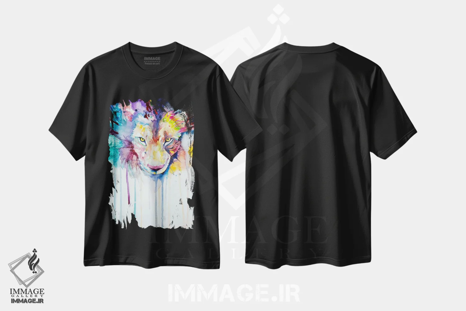 تیشرت مشکی طرح دار – تیشرت حیوانات ,سفئوس اثر مارک آلانته فروشگاه ایماژ