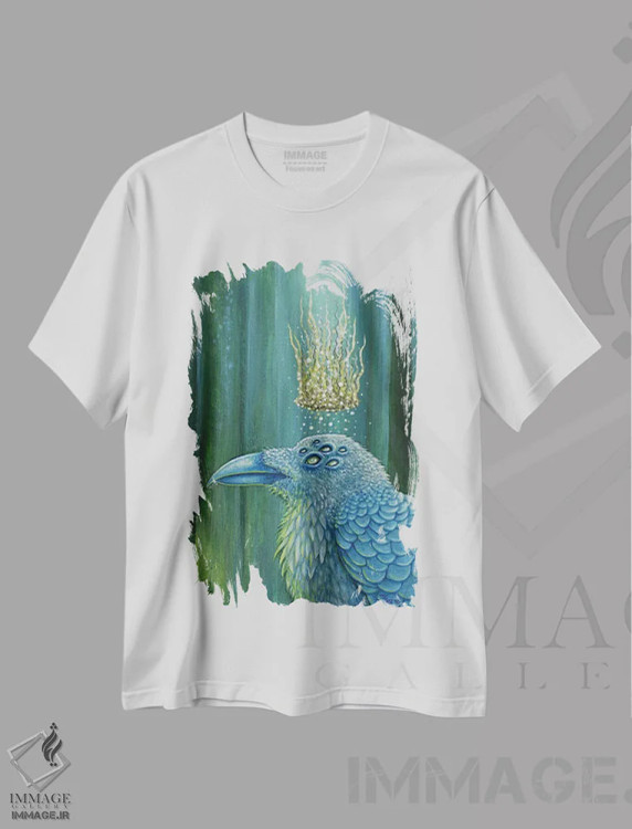 تیشرت سفید طرح دار – تیشرت فانتزی ,هلین اثر مگان ماژوسکی فروشگاه ایماژ