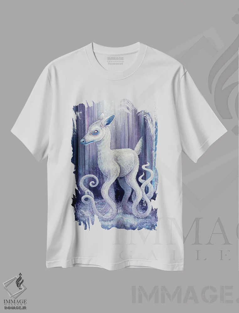 تیشرت سفید طرح دار – تیشرت فانتزی ,ایگیر اثر مگان ماژوسکی immage.ir