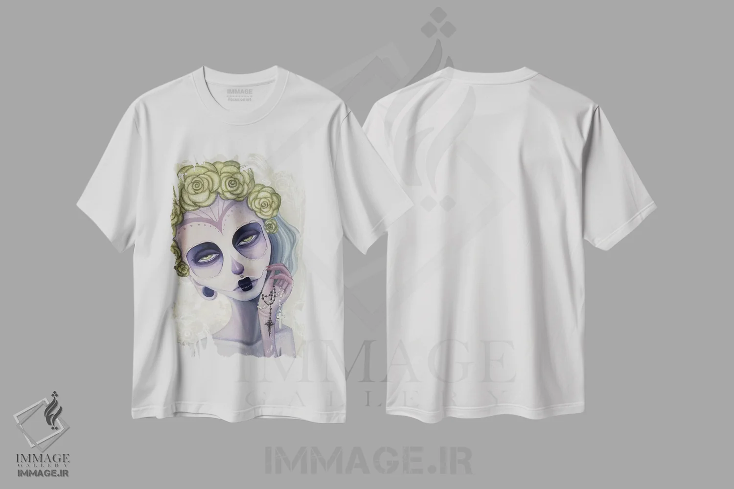 تیشرت سفید طرح دار – تیشرت فرهنگی ,میا اثر مگان ماژوسکی فروشگاه ایماژ