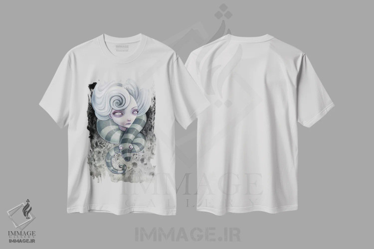 تیشرت سفید طرح دار – تیشرت ترسناک ,کابوس ها اثر مگان ماژوسکی فروشگاه ایماژ