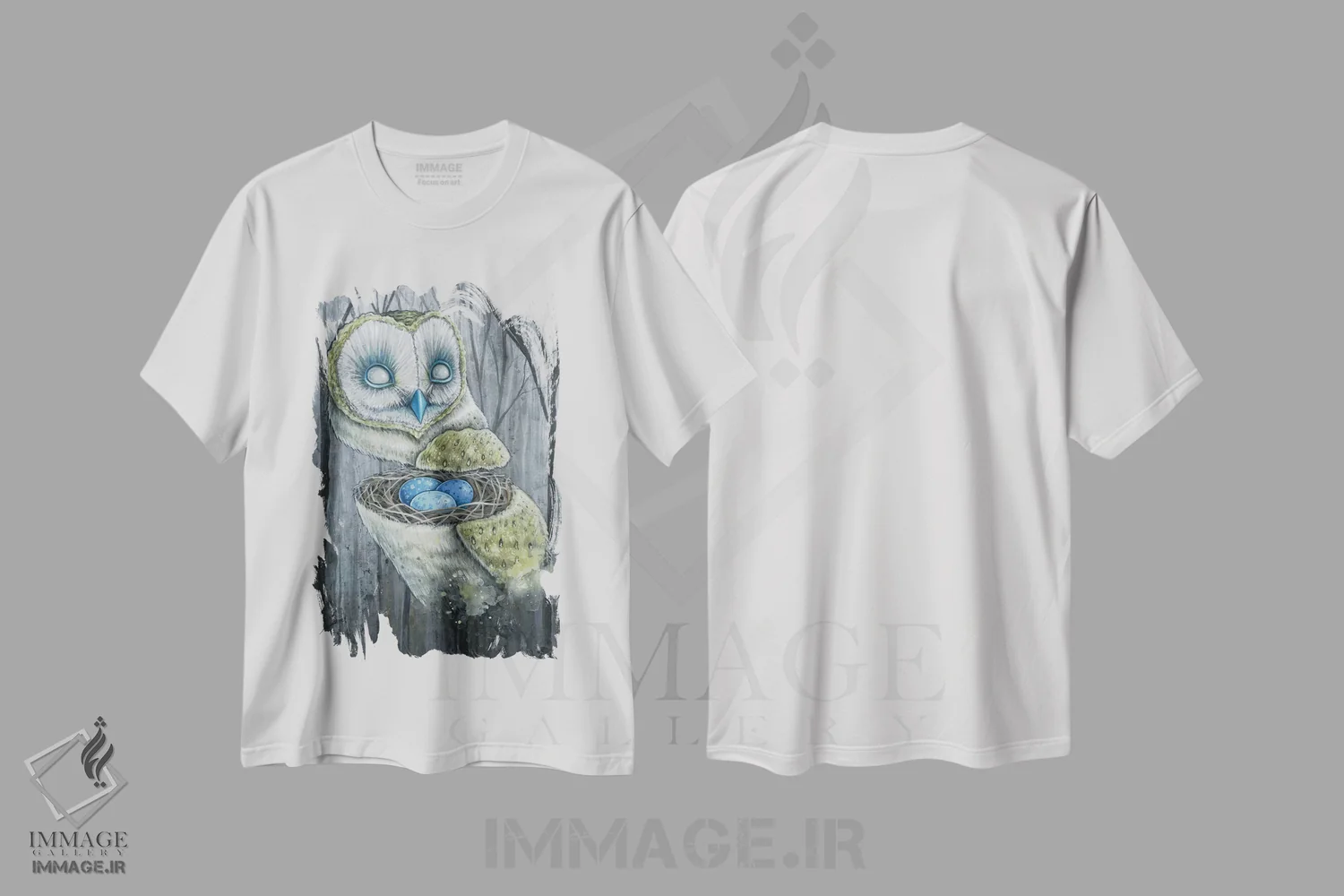 تیشرت سفید طرح دار – تیشرت اسطوره ای ,نرتوس اثر مگان ماژوسکی immage.ir