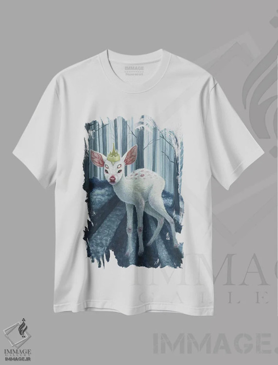 تیشرت سفید طرح دار – تیشرت فانتزی ,سیف I اثر مگان ماژوسکی immage.ir