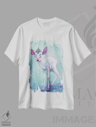 تیشرت سفید طرح دار – تیشرت فانتزی ,سیف II اثر مگان ماژوسکی فروشگاه ایماژ