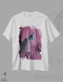 تیشرت سفید طرح دار – تیشرت فانتزی ,آنتیا اثر مگان ماژوسکی فروشگاه ایماژ