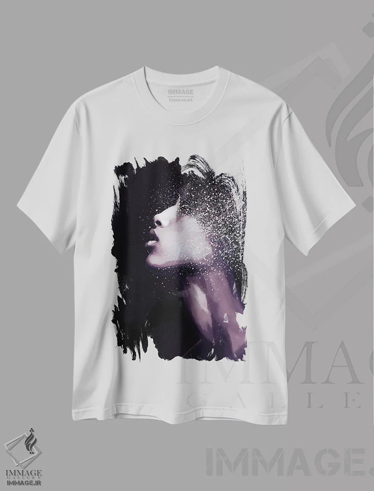 تیشرت سفید طرح دار – تیشرت مدرن ,زیبایی سیاه XVI اثر مارسیا آلک immage.ir