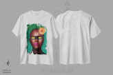 تیشرت سفید طرح دار – تیشرت هنری ,رنگ شماره II اثر مارسیا آلک immage.ir