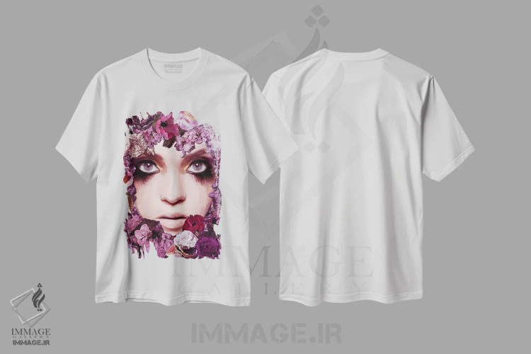 تیشرت سفید طرح دار – تیشرت هنری ,قومیت ها V اثر مارسیا آلک فروشگاه ایماژ