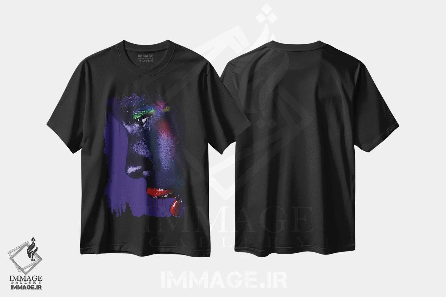 تیشرت مشکی طرح دار – تیشرت مدرن ,قومیت ها XX اثر مارسیا آلک immage.ir