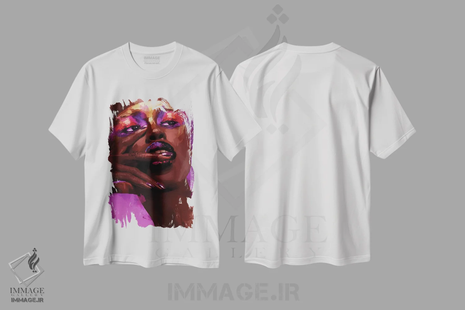 تیشرت سفید طرح دار – تیشرت مد و زیبایی ,قومیت ها XXXI اثر مارسیا آلک فروشگاه ایماژ