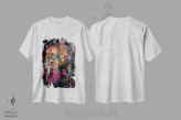 تیشرت سفید طرح دار – تیشرت فانتزی ,جمجمه III اثر مارسیا آلک فروشگاه ایماژ