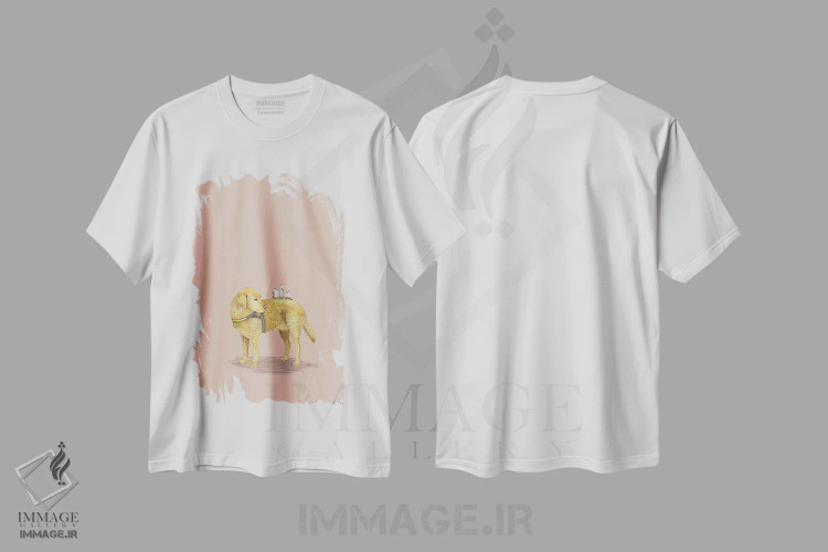 تیشرت سفید طرح دار – تیشرت طنز ,سه موش کور اثر مارتینا اسکات فروشگاه ایماژ