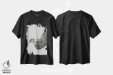 تیشرت مشکی طرح دار – تیشرت حیوانات ,کرگدن خسته اثر مارتینا اسکات فروشگاه ایماژ
