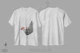 تیشرت سفید طرح دار – تیشرت حیوانات ,کرگدن خسته اثر مارتینا اسکات immage.ir
