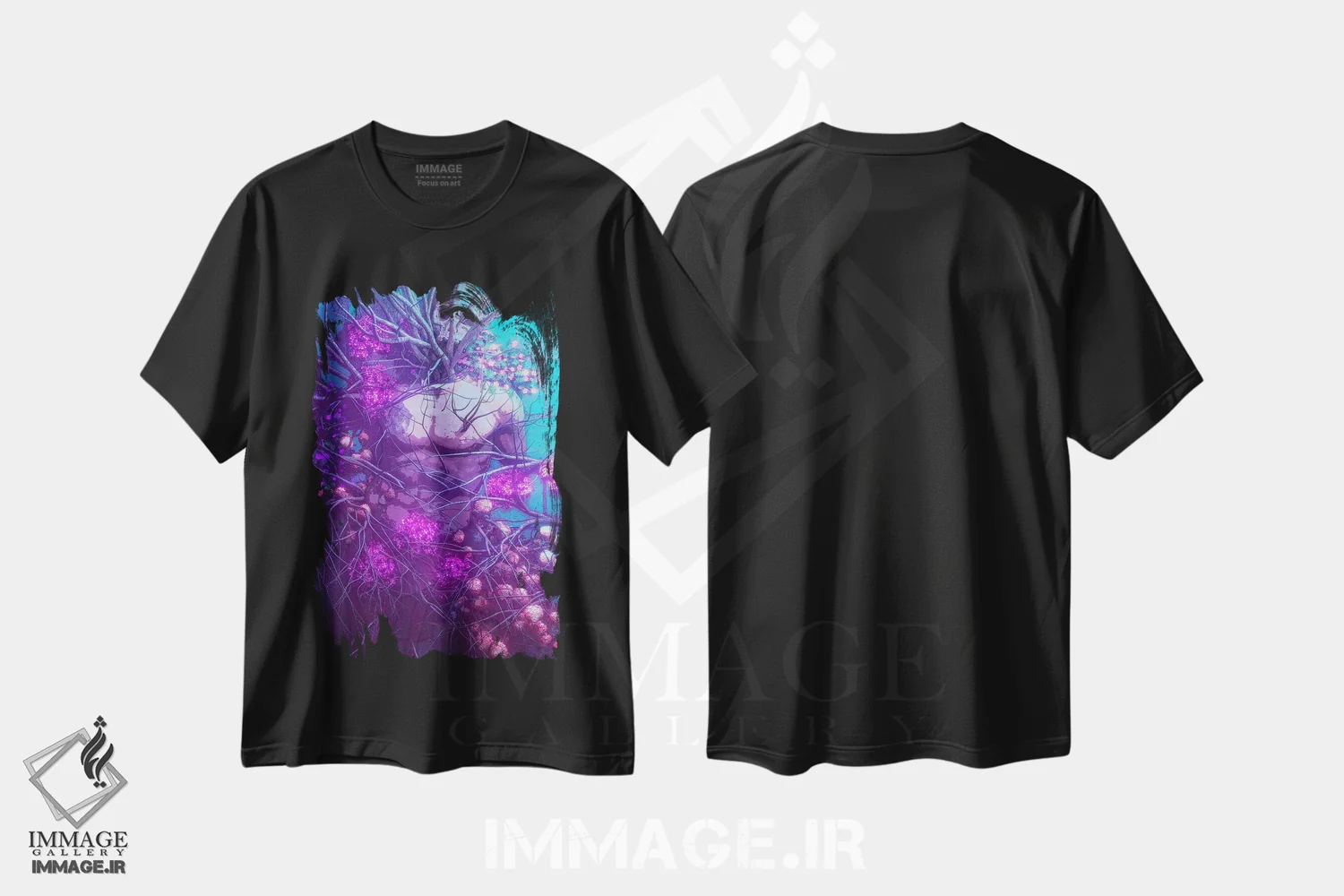 تیشرت مشکی طرح دار – تیشرت فانتزی اسپرت ,انتقام اثر ماریشا بکر immage.ir