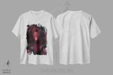 تیشرت سفید طرح دار – تیشرت سریال ,دکستر اثر ماریشا بکر فروشگاه ایماژ