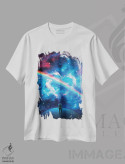تیشرت سفید طرح دار – تیشرت رنگین کمانی ,غرور اثر ماریشا بکر immage.ir