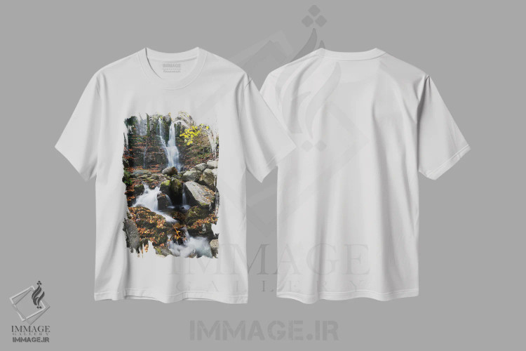 تیشرت سفید طرح دار – تیشرت طبیعت ,داردانیا اثر مائورو باتیستلی فروشگاه ایماژ
