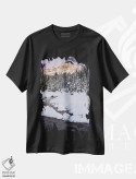 تیشرت مشکی طرح دار – تیشرت طبیعت ,دره وِنه جیا اثر مائورو باتیستلی فروشگاه ایماژ
