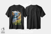 تیشرت مشکی طرح دار – تیشرت طبیعت ,آرنیا اثر مائورو باتیستلی فروشگاه ایماژ