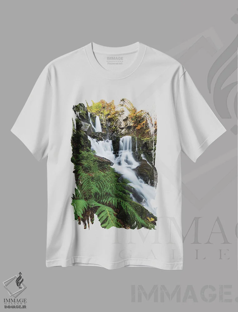 تیشرت سفید طرح دار – تیشرت طبیعت ,کشف کردن اثر مائورو باتیستلی immage.ir