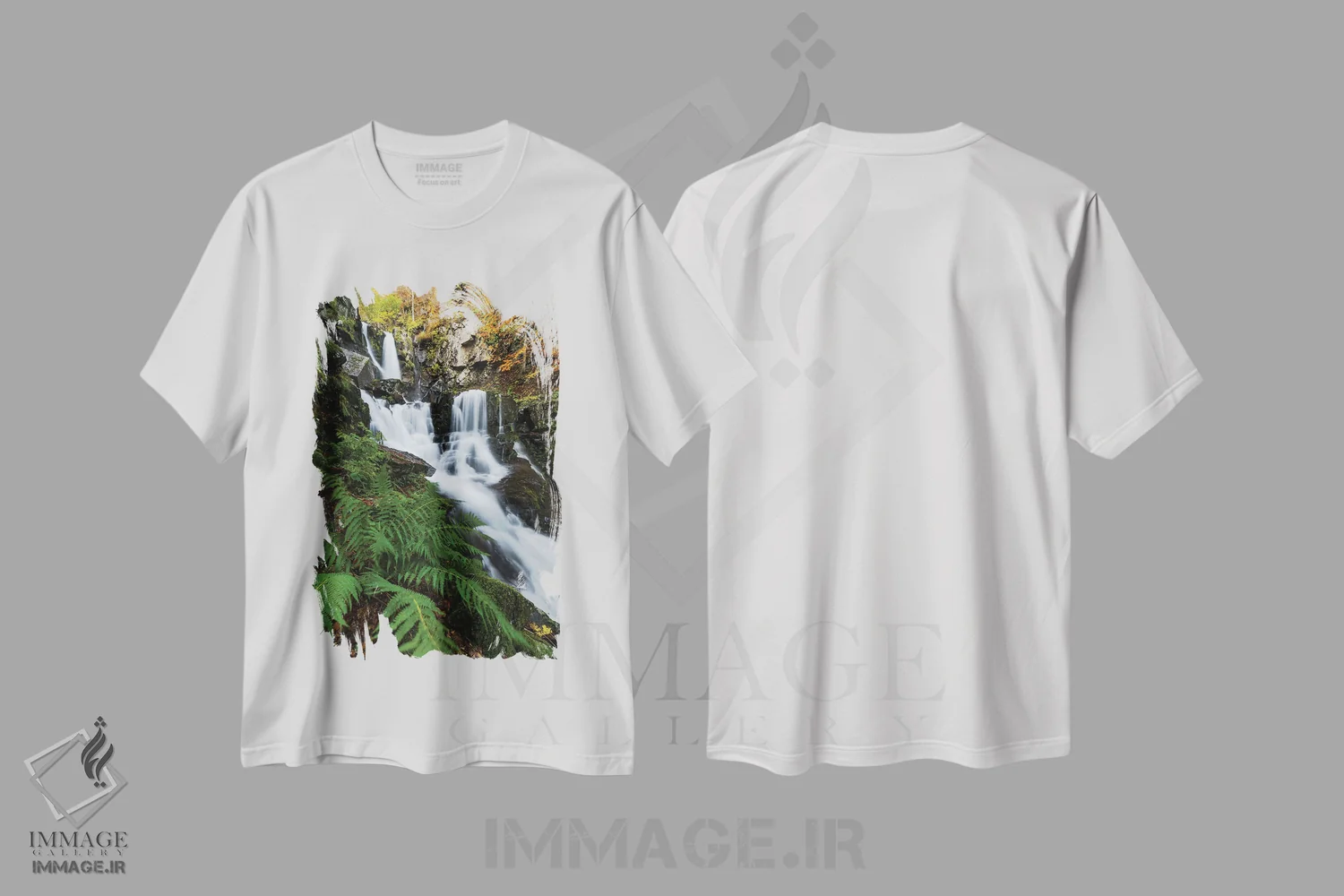 تیشرت سفید طرح دار – تیشرت طبیعت ,کشف کردن اثر مائورو باتیستلی immage.ir