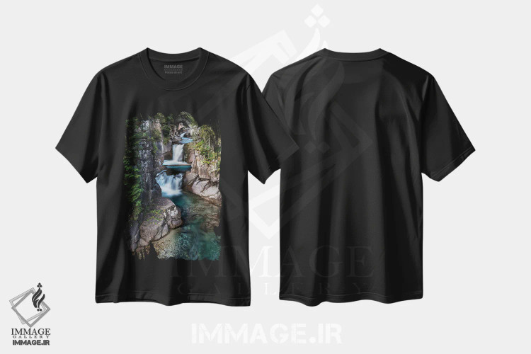 تیشرت مشکی طرح دار – تیشرت طبیعت ,خالص اثر مائورو باتیستلی immage.ir
