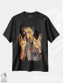 تیشرت مشکی طرح دار – تیشرت هنری ,بازی دونفره اثر میخائیل بارانوفسکی فروشگاه ایماژ