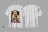 تیشرت سفید طرح دار – تیشرت هنری ,بازی دونفره اثر میخائیل بارانوفسکی immage.ir