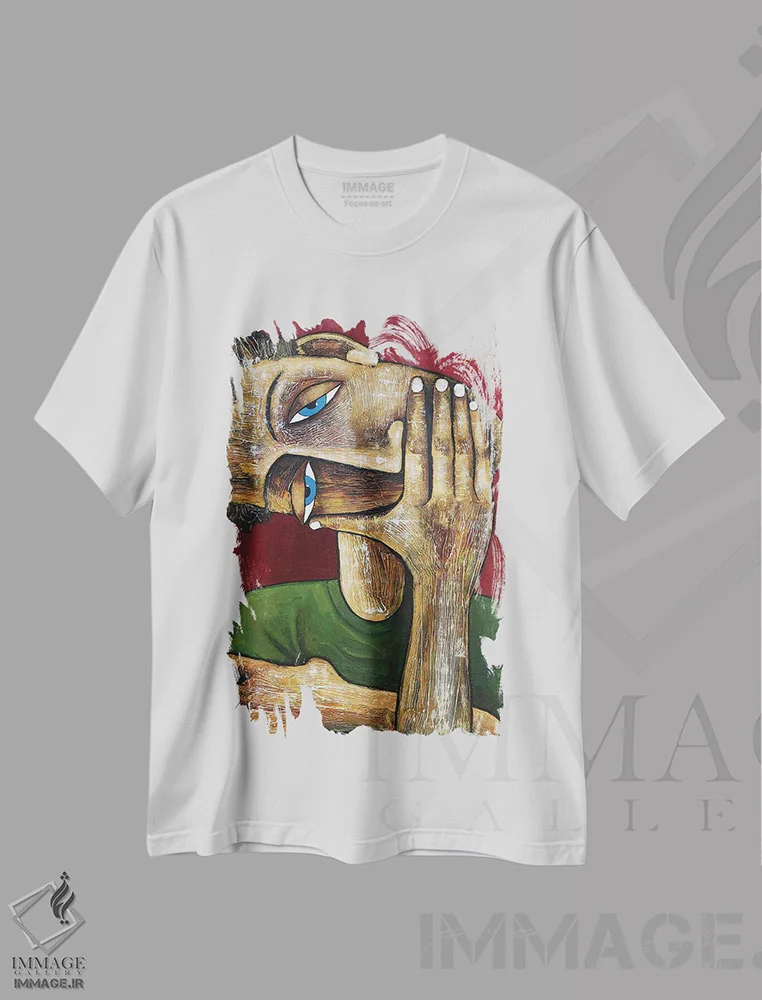 تیشرت سفید طرح دار – تیشرت هنری ,راه های اندکی پیموده شده اند، اشتباهات زیادی مرتکب شده اند اثر میخائیل بارانوفسکی فروشگاه ایماژ