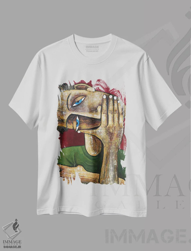 تیشرت سفید طرح دار – تیشرت هنری ,راه های اندکی پیموده شده اند، اشتباهات زیادی مرتکب شده اند اثر میخائیل بارانوفسکی فروشگاه ایماژ