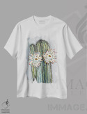 تیشرت سفید طرح دار – تیشرت گلدار ,شکوفه توسکانی اثر ماچیارولی فروشگاه ایماژ
