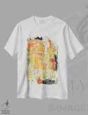 تیشرت سفید طرح دار – تیشرت فانتزی ,جیپور اثر ماچیارولی فروشگاه ایماژ