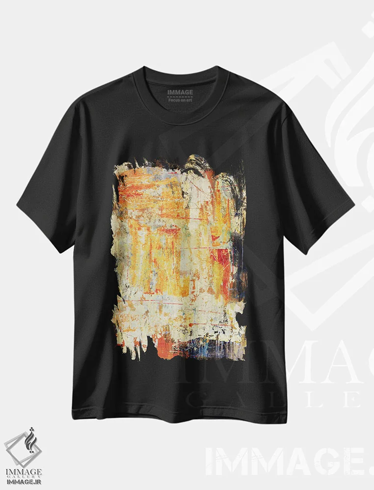 تیشرت مشکی طرح دار – تیشرت فانتزی ,جیپور اثر ماچیارولی immage.ir